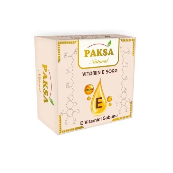 Mydło w Kostce Paksa Natural z Witaminą E - 12 szt.