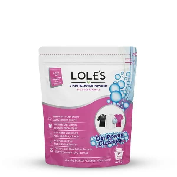 Loles Odplamiacz w Proszku 400g Oxi Power do Koloru i Białego