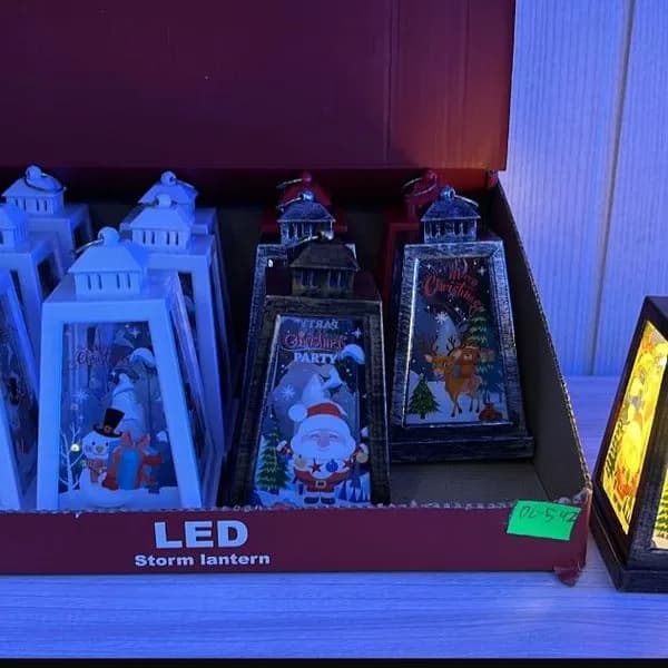 Lampki LED Storm Lantern świąteczne 12 szt