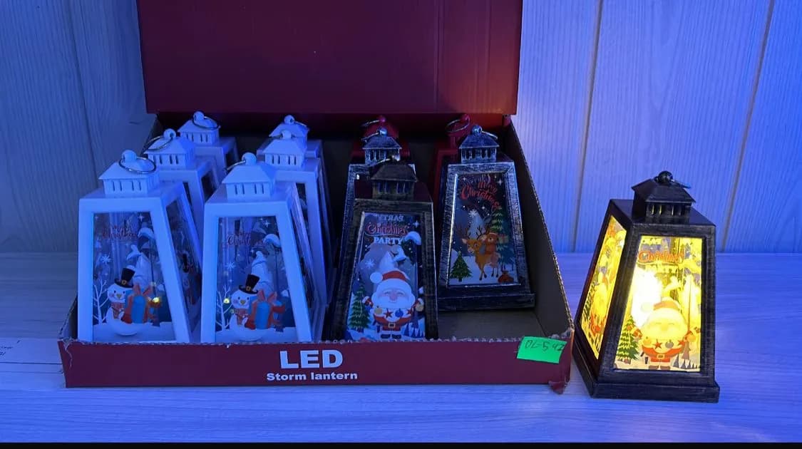 Lampki LED Storm Lantern świąteczne 12 szt