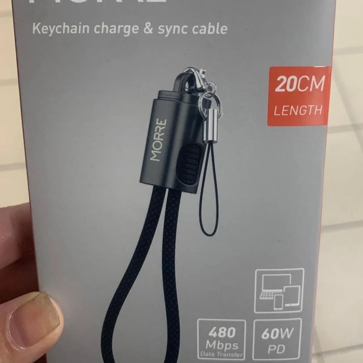Kabel MORRERE M110 USB do ładowania i synchronizacji 20cm