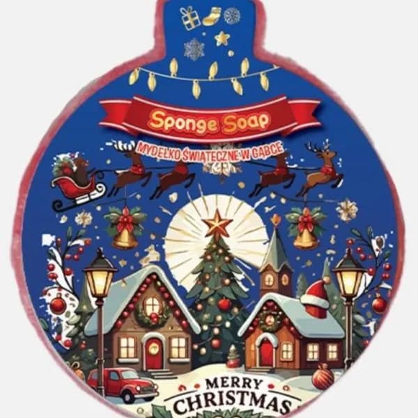 Mydło Gąbka Świąteczny Sponge Soap