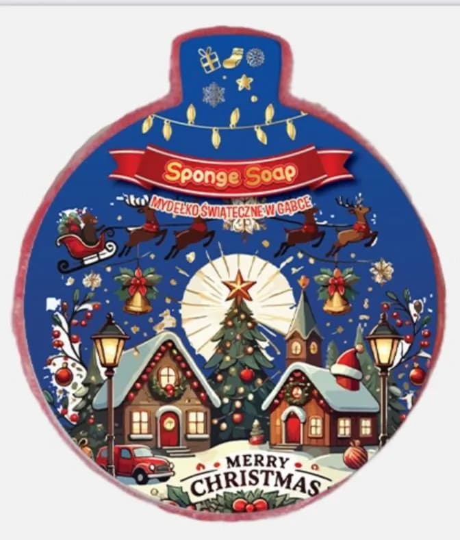 Mydło Gąbka Świąteczny Sponge Soap