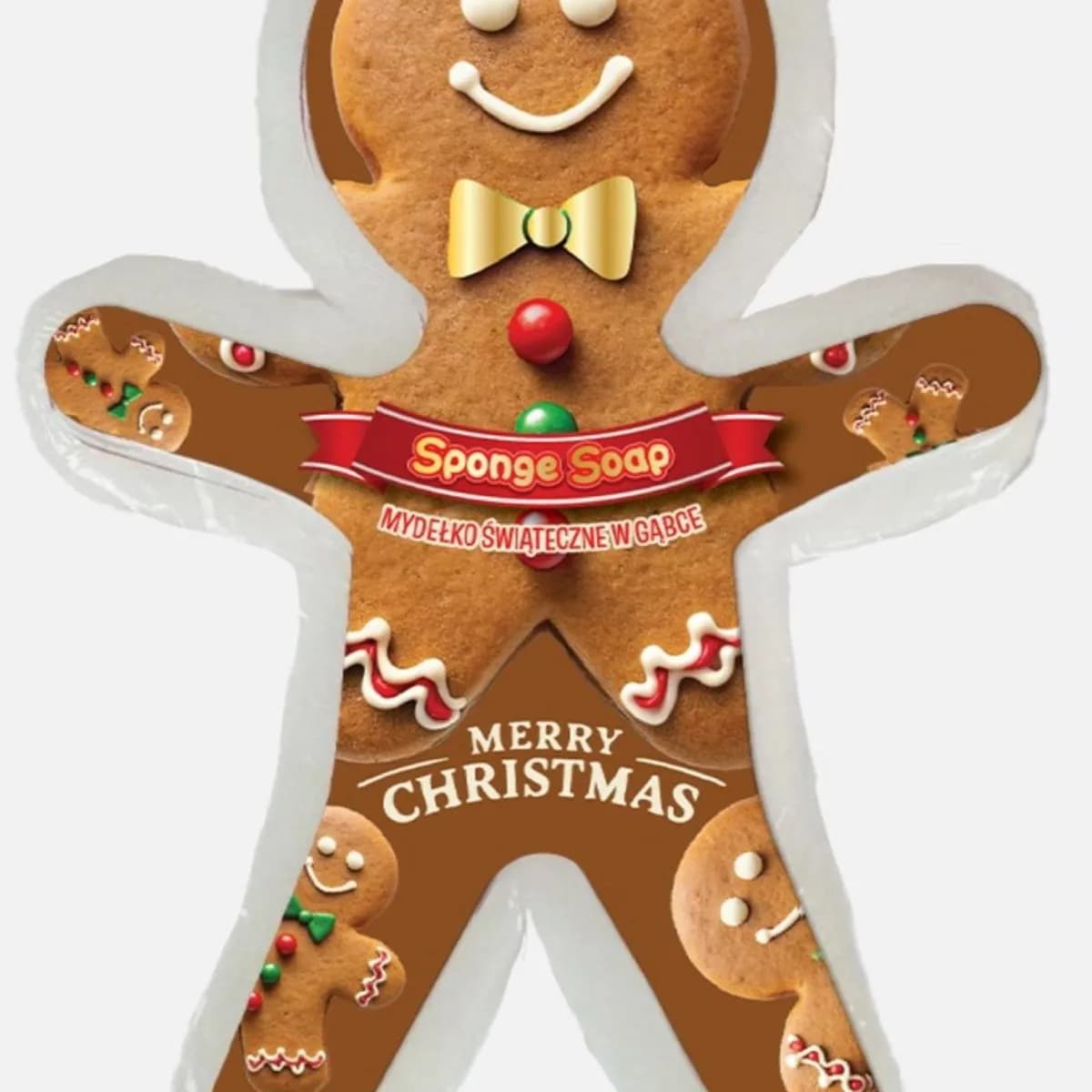 Mydło gąbka świąteczne Piernik Merry Christmas