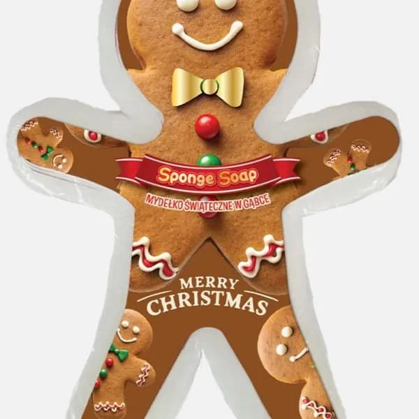 Mydło gąbka świąteczne Piernik Merry Christmas