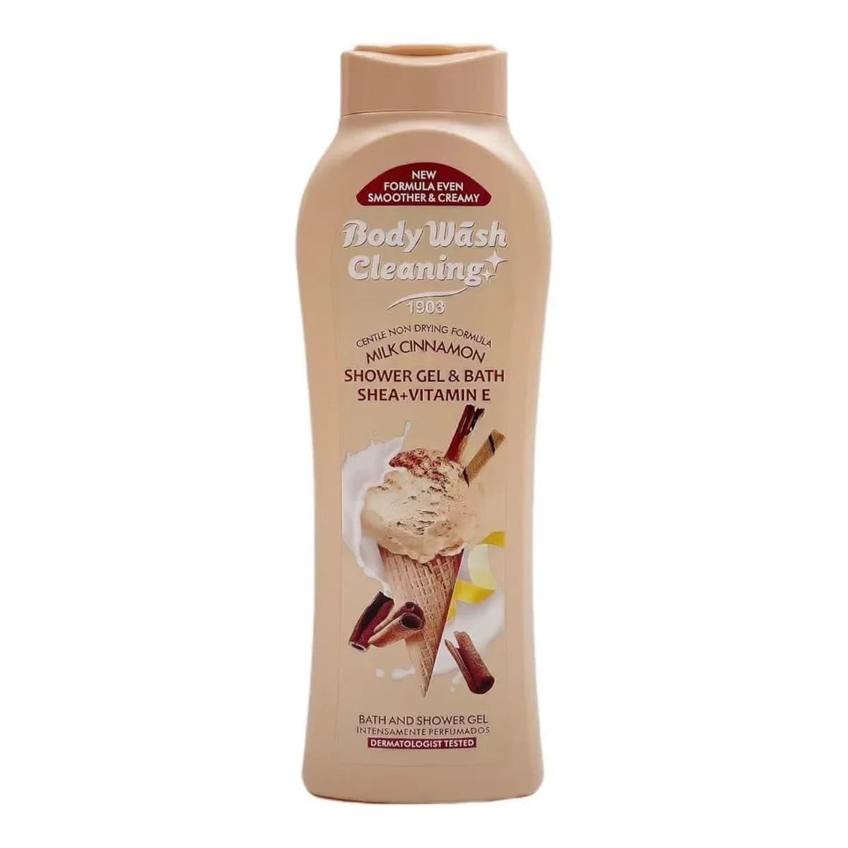 Żel pod prysznic Milk & Cinnamon Shea Vitamin E 500ml