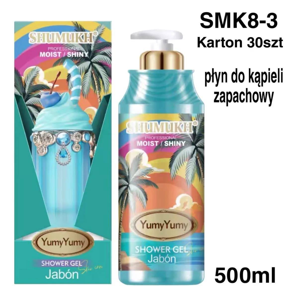 Żel pod prysznic YumYum Moist Shiny 500ml