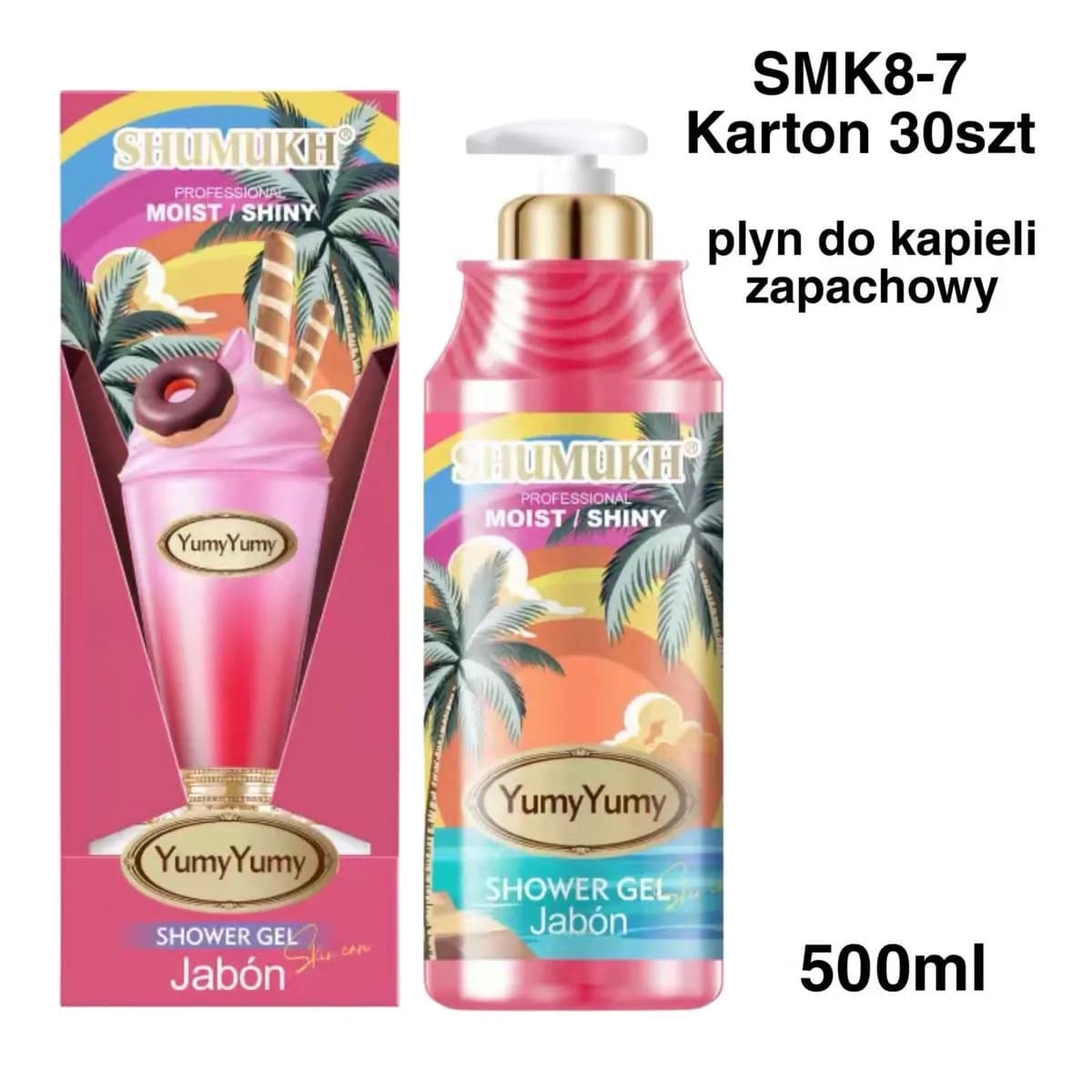 Żel pod prysznic YUMYUMY Moist Shiny 500ml