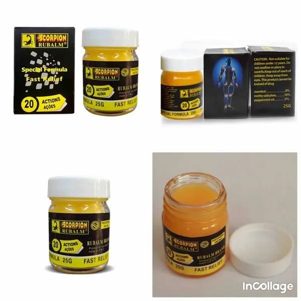 SKORPION Mocna Maść Przeciwbólowa Rubal Fast Relief 25g