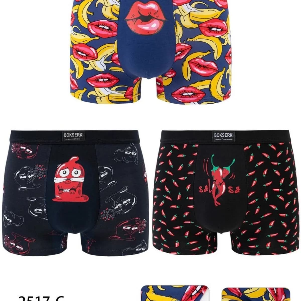 Bokserki męskie TOM.NY 2517-C 47% modal 5% elastan