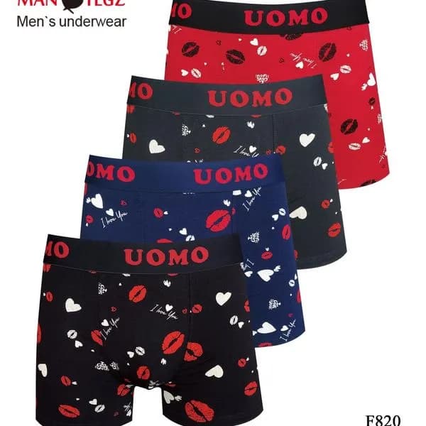 Bokserki męskie UOMO 4 szt M-L-XL-XXL F820