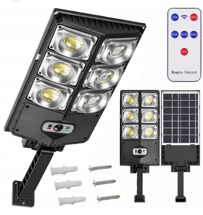 Lampka solarna Halogen Solar 6OCZ z pilotem i kamerą