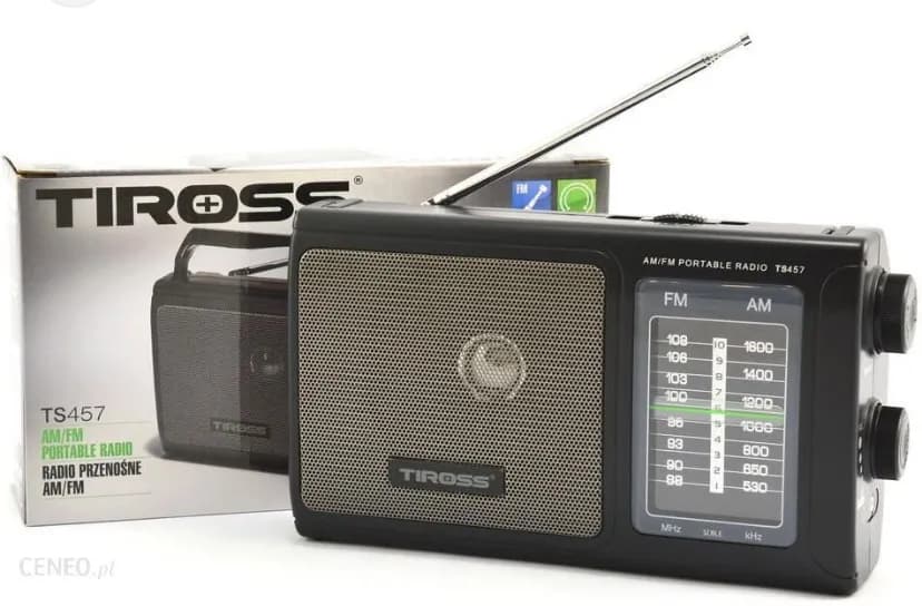 Radio przenośne Tiross TS457 AM/FM czarny