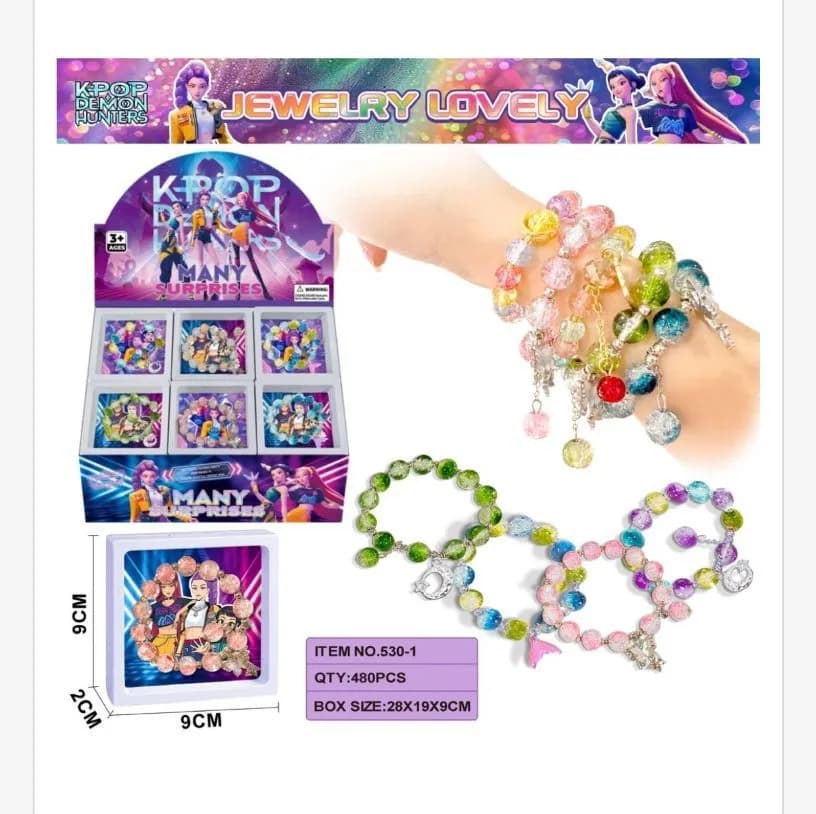 Zabawki Biżuteria Kpop Jewelry Lovely 480 szt