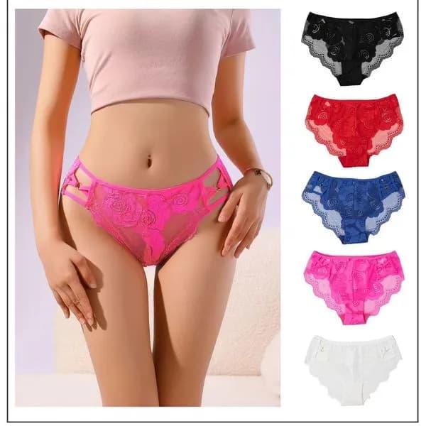 Majtki damskie koronkowe M-L No. 8924, 6 kolorów