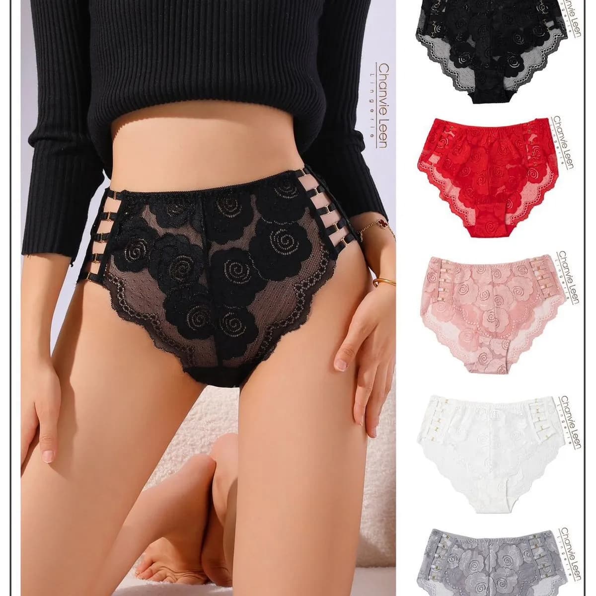 Majtki damskie koronkowe No. 8927 rozmiar XL-2XL