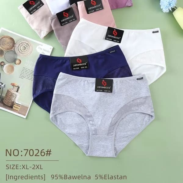 Majtki damskie Dormimodes NO:7026 S-XXL 95% bawełna