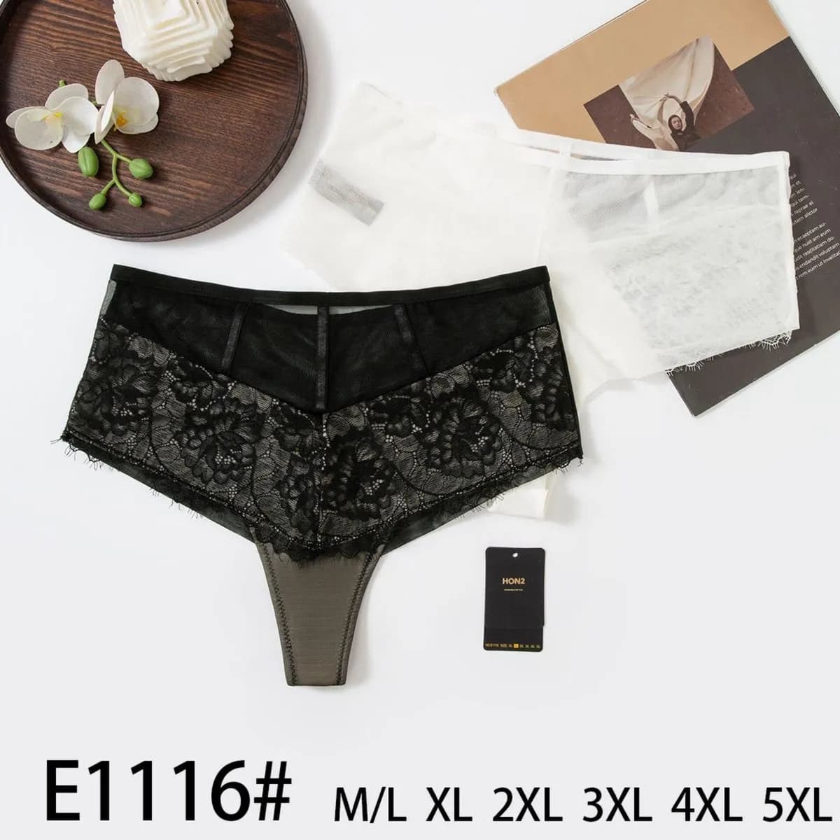 Majtki damskie koronkowe E1116# M/L-XL-5XL