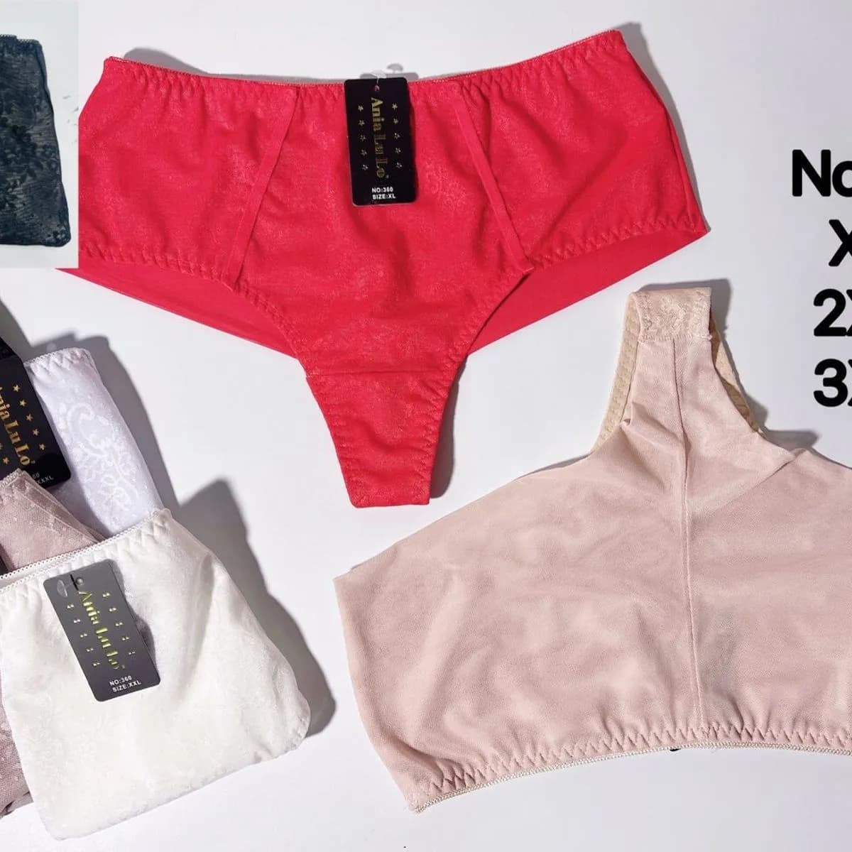 Majtki damskie XL-3XL No.360, 6 szt. w zestawie