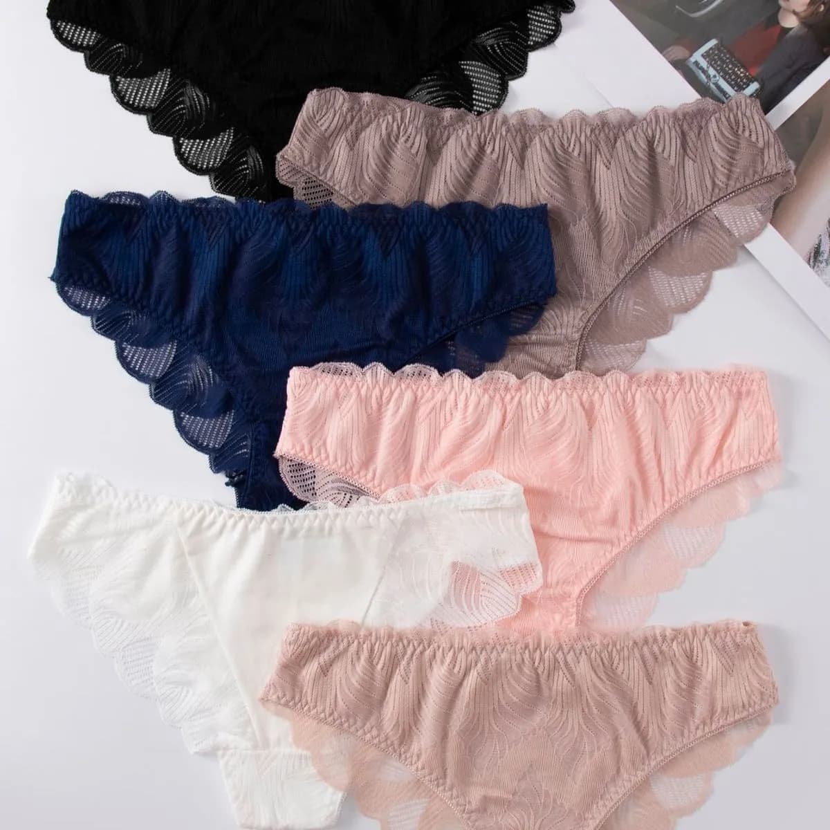 Majtki damskie Finella koronka S/M L XL 5 kolorów