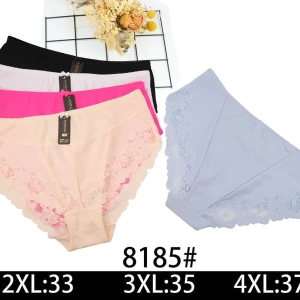 Majtki damskie koronkowe 2XL:33, 3XL:35, 4XL:37