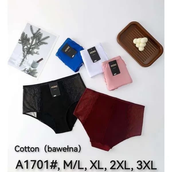Majtki damskie Hongyu A1701 M/L/XL/2XL/3XL bawełna