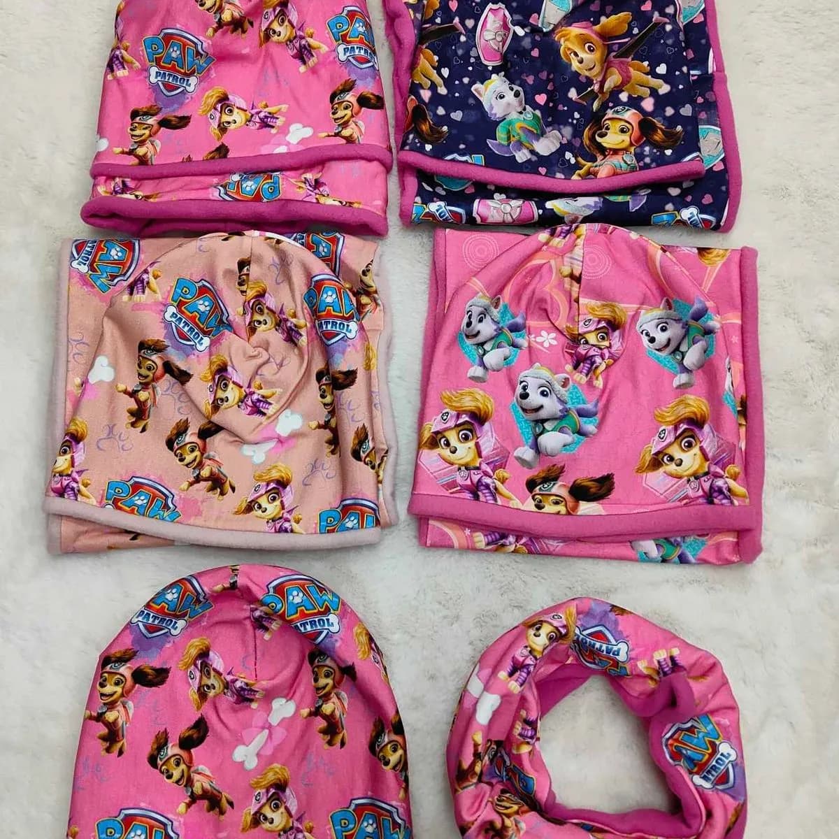 Komplet Czapki Komin dla Dzieci 50-54