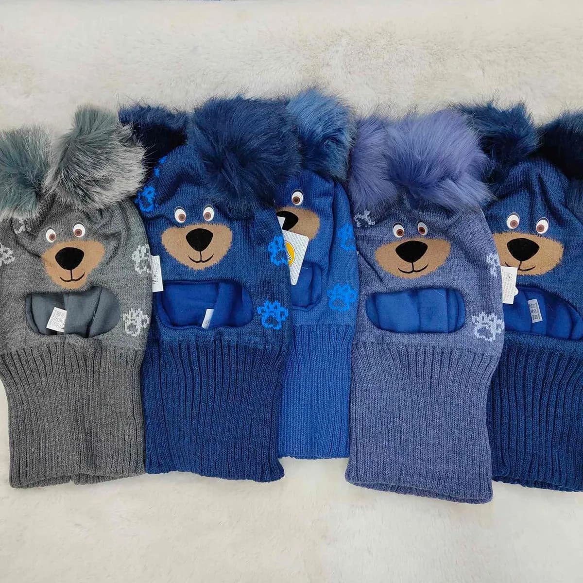 Komplet Czapki Komin dla Dzieci