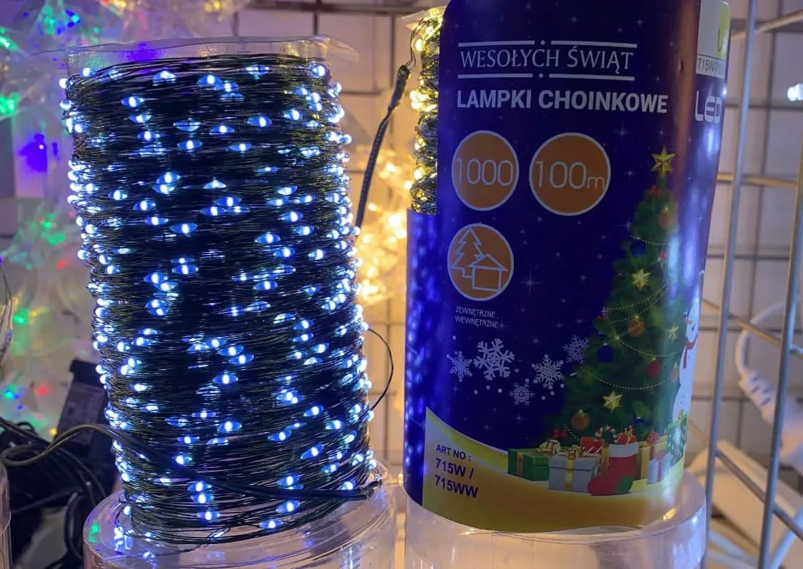 Lampka 1000LED 100metr