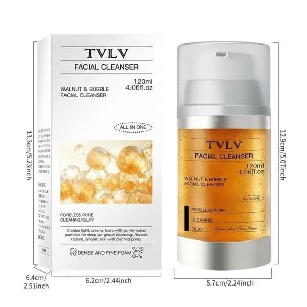 Pianka do twarzy TVLV Facial Cleanser Walnut 4.06oz
