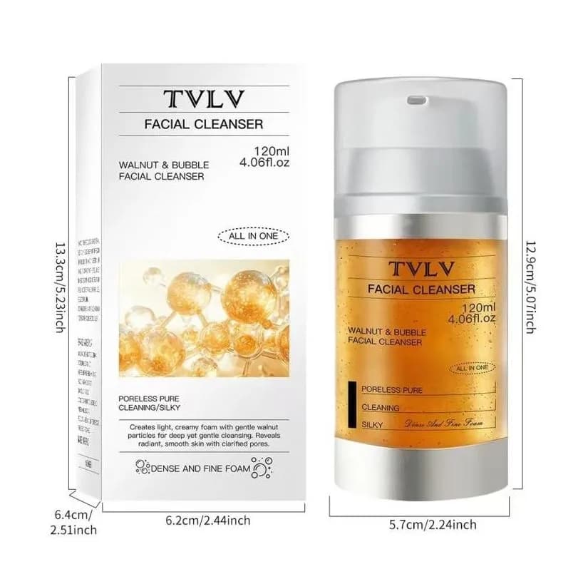 Pianka do twarzy TVLV Facial Cleanser Walnut 4.06oz