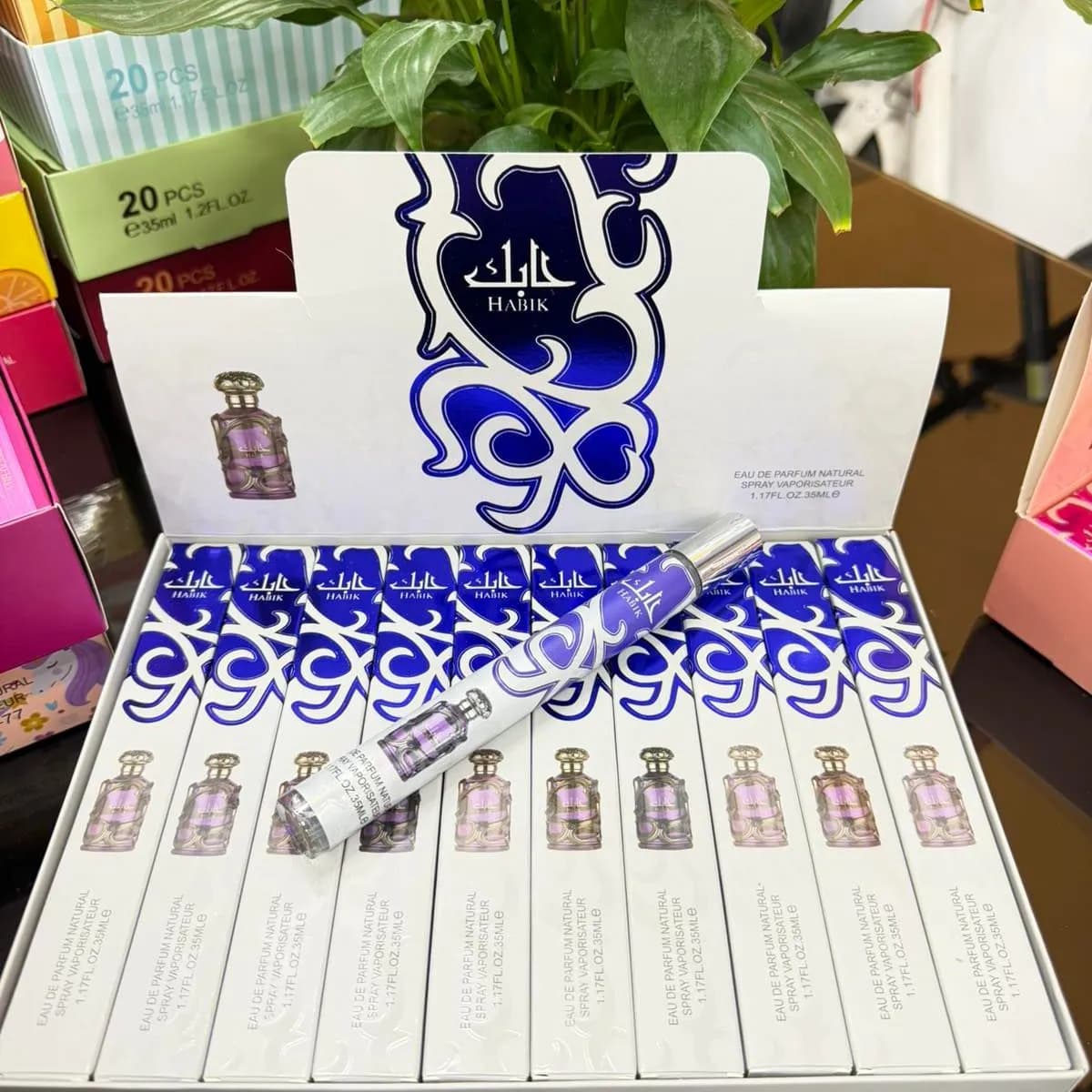 Perfumetki 35ml Halis niebieskie 20 szt