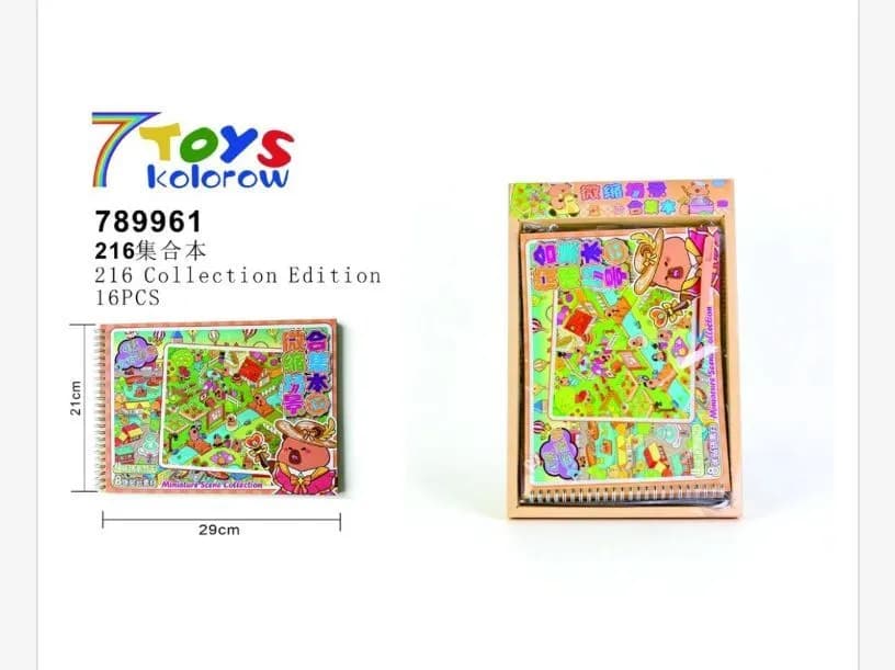 Zabawki Naklejki Kapibara 216 szt 16PCS 28cm