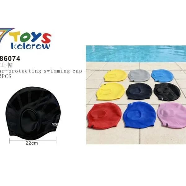 Czepek silikonowy do pływania Ear-protecting 22cm