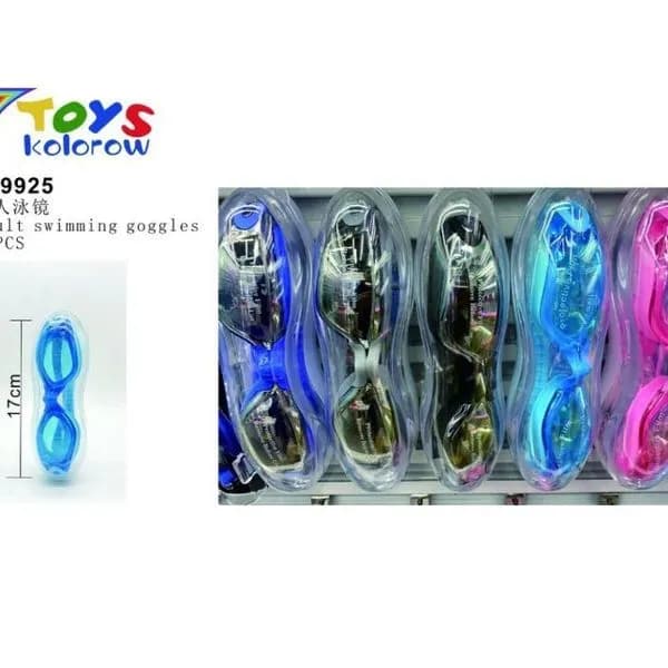 Okulary pływackie dla dorosłych 17cm 78925 kolorowe