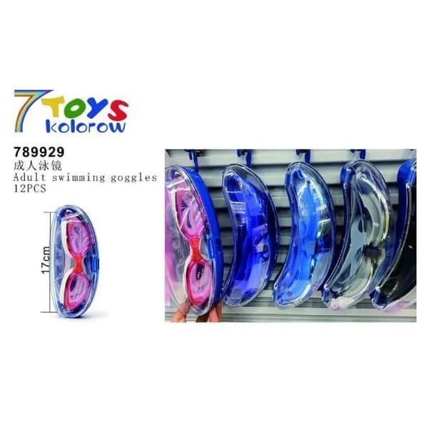 Okulary pływackie dla dorosłych 17 cm 789kolorow