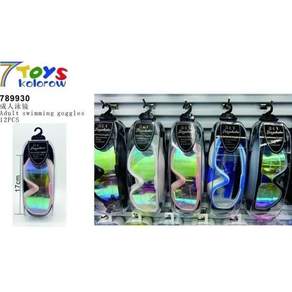 Okulary pływackie 7TOYS 78930, 12 szt, 17 cm