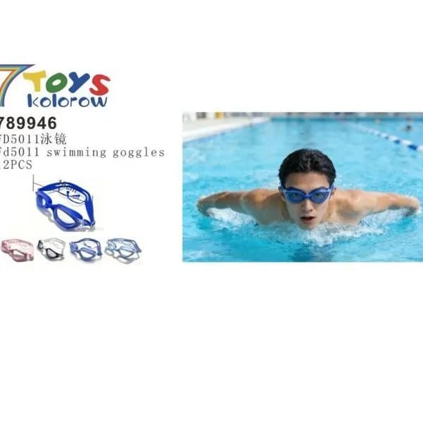 Okulary pływackie kolorowe 12 szt FD5011
