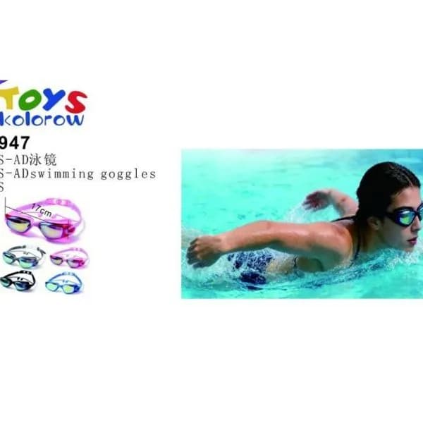 Okulary pływackie 7 Toys 78994 kolorowe 12 szt