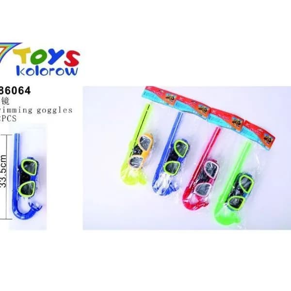 Okulary pływackie kolorowe 12 szt. 786064