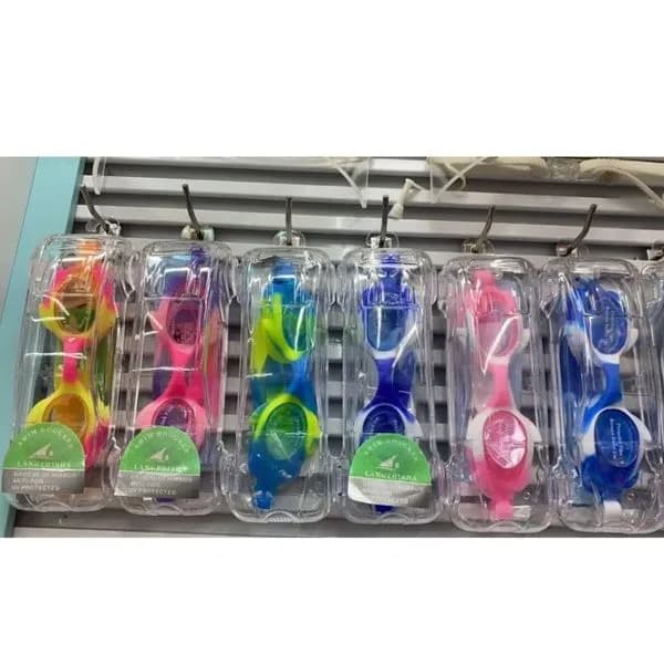 Okulary pływackie w blistrach, 6 kolorów