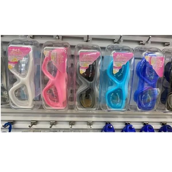 Okulary pływackie w 4 kolorach, zestaw 12 szt