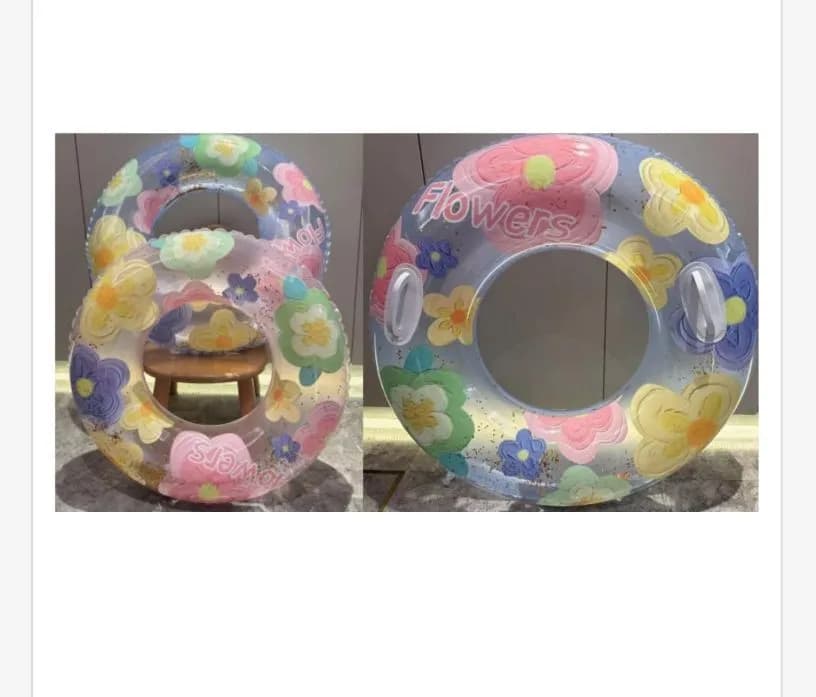 Dmuchane koła ratunkowe do pływania 90cm Flowers