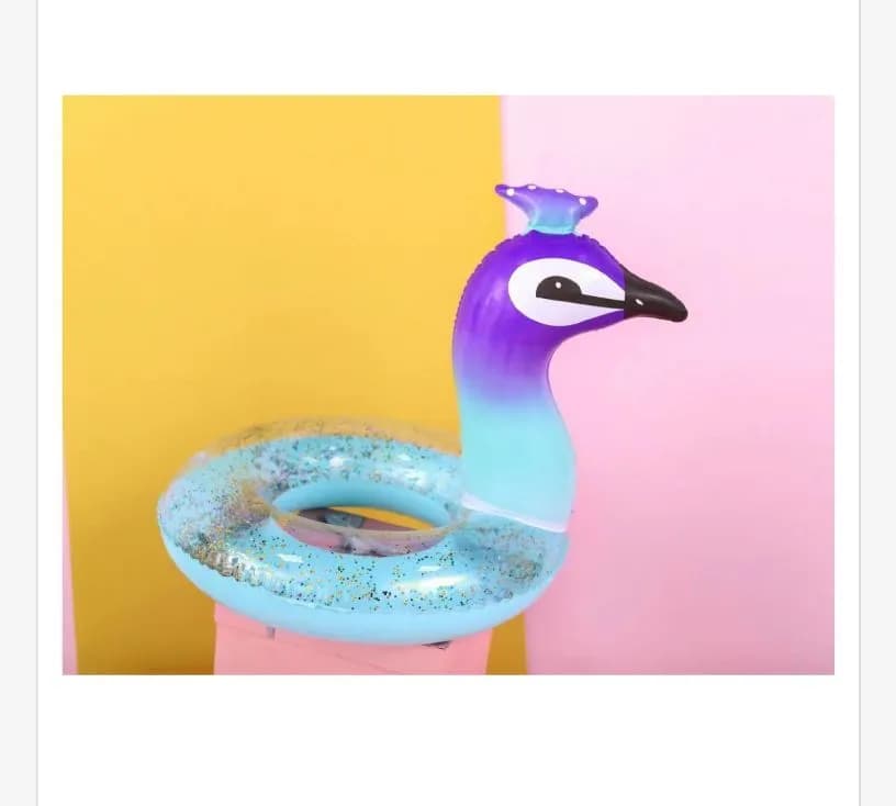 Dmuchany płetwonurek paw 90cm do pływania