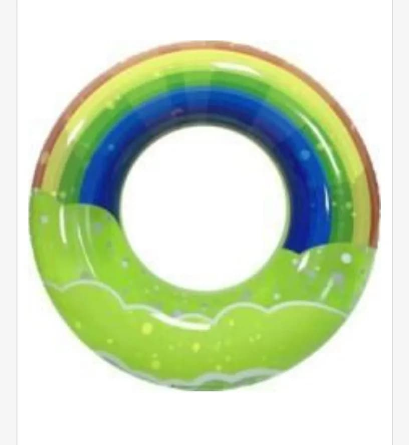 Dmuchany materac donut tęczowy 80cm