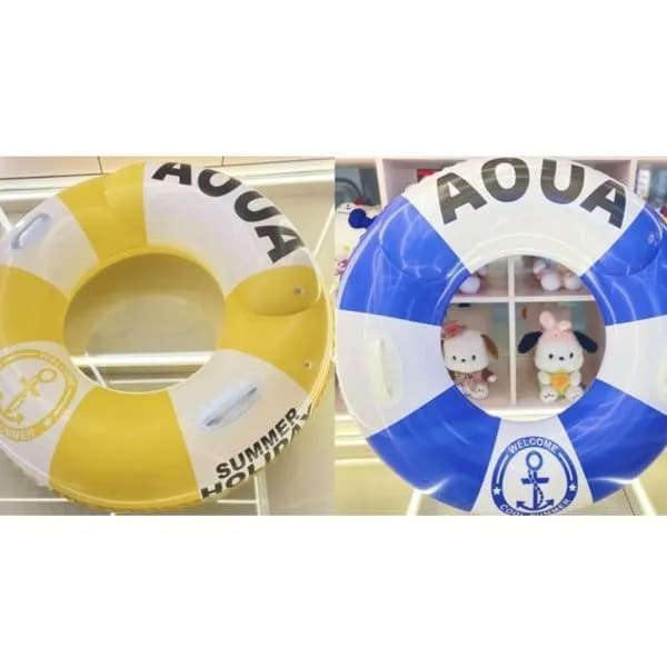 Dmuchane koła ratunkowe do pływania 90cm AQUA