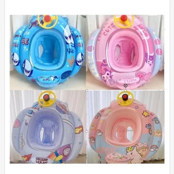 Dmuchane Zabawki do Pływania 85cm Rekin Różowa