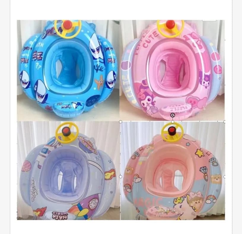 Dmuchane Zabawki do Pływania 85cm Rekin Różowa