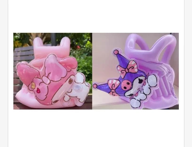 Dmuchane Zabawki do Pływania 39cm Kuromi & Cinnamoroll