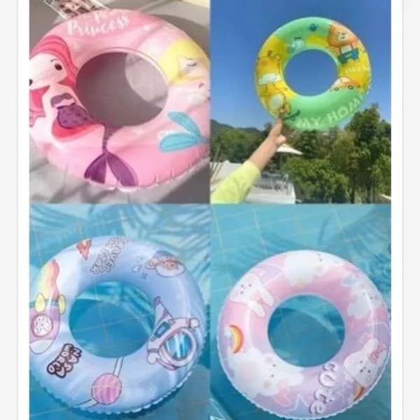 Dmuchane koła ratunkowe do pływania 50cm